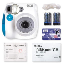 富士Instax Mini 7S亮海藍 一次成像的趣味與情懷